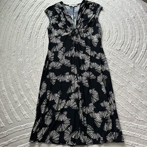 Evan Picone | Fan Print Jersey Dress